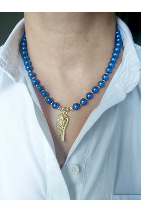 گردنبند مروارید آبی DEVİ fashion - کد 799710831
