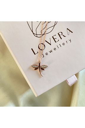 گردنبند نقره صورتی زنانه 925 عیار Lovera Jewellery - کد 781759092