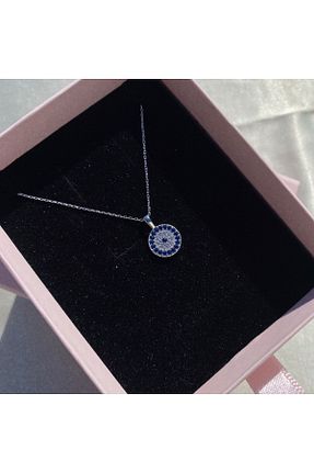 گردنبند نقره سفید زنانه 925 عیار Lovera Jewellery - کد 782326103