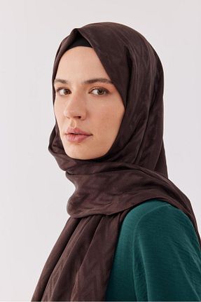 شال قهوه ای زنانه MİRSOY SCARF - کد 846057740