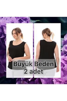 تیشرت سایز بزرگ مشکی زنانه سایز بزرگ Valeria Fratta - کد 846153978
