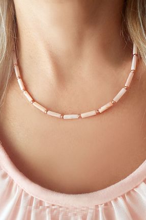 گردنبند نقره طلائی زنانه 925 عیار VAOOV - کد 662150058