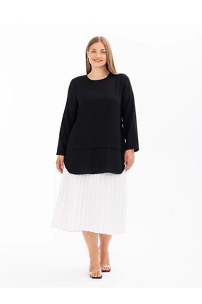 تونیک مشکی زنانه بافتنی Gala-Xi - کد 846199706