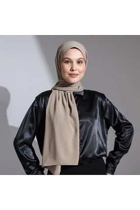شال بژ زنانه Medine İpeği Berel Moda - کد 758831260
