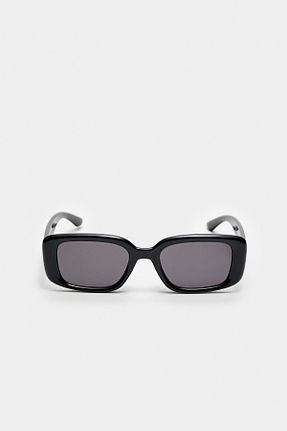 عینک آفتابی مشکی زنانه 55 Stradivarius - کد 846207069