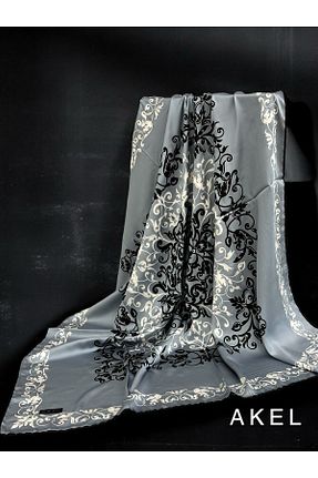 روسری سبز پلی استر Akel - کد 842760291