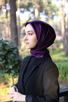 روسری رنگی پلی استر Akel - کد 790302902