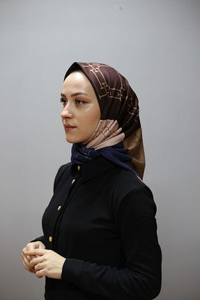 روسری رنگی پلی استر Akel - کد 795791716