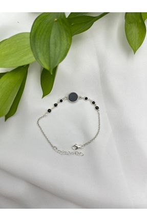دستبند نقره مشکی زنانه ANSAR JEWELLERY - کد 278718959