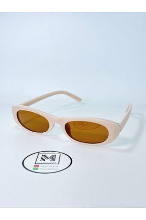 عینک آفتابی بژ زنانه UV400 MOONMEE - کد 846246583