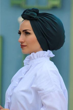 کلاه شنای حجاب سبز زنانه tessetür Bone diyarı - کد 812307570
