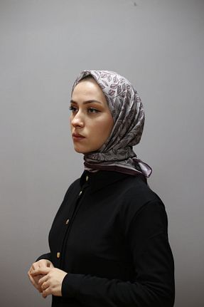 روسری رنگی پلی استر Akel - کد 795896002