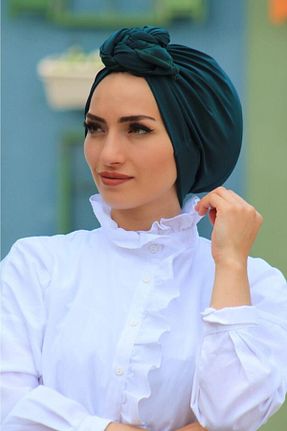 کلاه شنای حجاب سبز زنانه tessetür Bone diyarı - کد 812307570