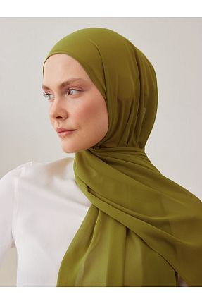 روسری سبز شیفون Femple Modest - کد 838218789