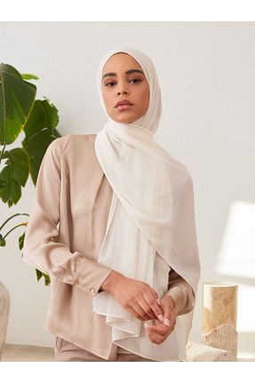 روسری نباتی شیفون Femple Modest - کد 838219390