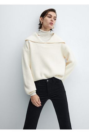 شلوار جین مشکی زنانه پارچه MANGO - کد 839630086
