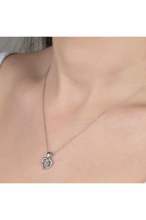گردنبند نقره طوسی زنانه 925 عیار Armagano - کد 846020598