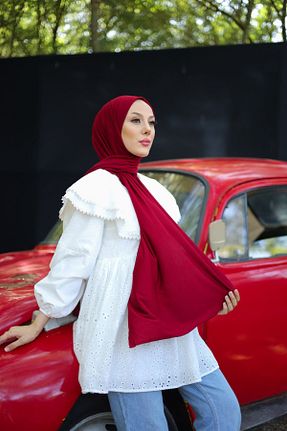 شال قرمز زنانه Carrier Scarf - کد 846060171