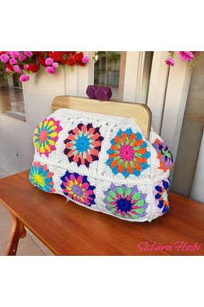 کیف دستی رنگی زنانه سایز متوسط Satürn Hobi - کد 834304641