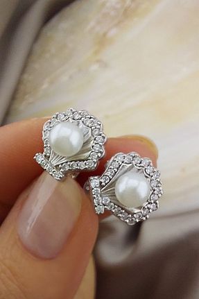 گوشواره مروارید مروارید فرهنگی VAOOV - کد 806892729