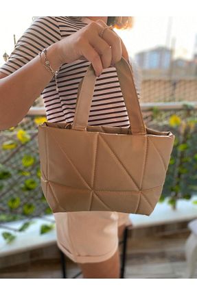 کیف دستی بژ زنانه سایز متوسط Butik - کد 844308234