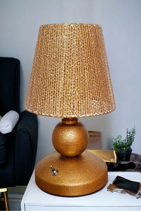 چراغ مطالعه / رومیزی طلائی فلزی Bubihome - کد 814329781