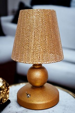 چراغ مطالعه / رومیزی طلائی فلزی Bubihome - کد 814329781