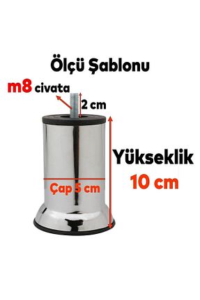 پایه مبل متالیک Badem10 - کد 841494592