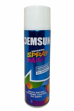 رنگ اسپری سفید DEMSUN - کد 646046885