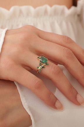 گردنبند جواهر طلائی زنانه برنجی passion silver - کد 736102972