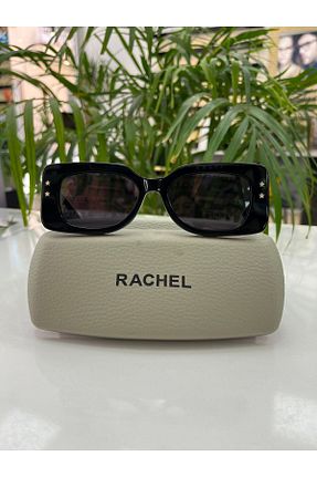 عینک آفتابی مشکی زنانه UV400 Rachel Paris - کد 846199299