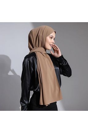 شال قهوه ای زنانه Medine İpeği Berel Moda - کد 758849369