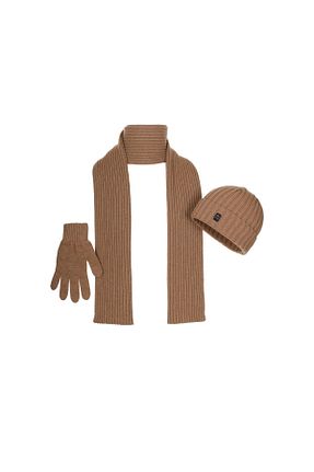 کلاه پشمی قهوه ای زنانه Fonem - کد 846212278