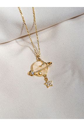 گردنبند طلا زرد زنانه 14 عیار U ADİEU GOLD - کد 748553854