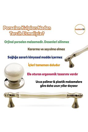 یراق آلات مبل سفید Badem10 - کد 455968648
