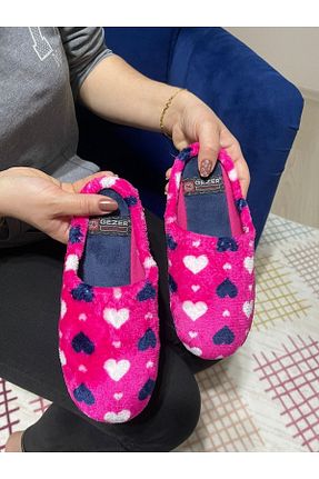 دمپائی خانگی صورتی زنانه پاشنه کوتاه (1 - 4 سانتی متر) Gezer - کد 383879951