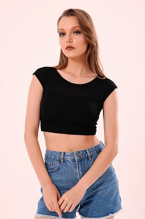تیشرت مشکی زنانه رگولار Cloudy Kids - کد 846284215