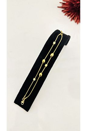 دستبند استیل (فولاد) طلائی زنانه استیل (فولاد) Gülşah bostan aksesuar - کد 779196595