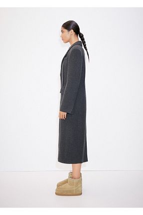 بوت / نیم بوت قهوه ای زنانه پلی استر MANGO - کد 839630270