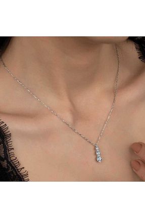 گردنبند نقره طوسی زنانه 925 عیار Armagano - کد 846020413