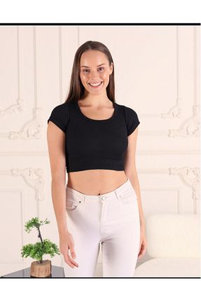 بلوز مشکی زنانه ساده Bleu Petite - کد 833606040