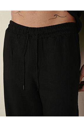 شلوار مشکی مردانه پلی استر İLKCET MODA - کد 806409470