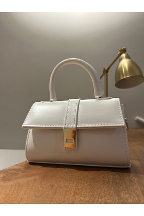 کیف دوشی سفید زنانه چرم مصنوعی Valu Accessorize - کد 846039681