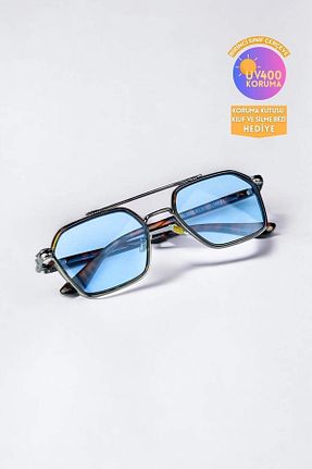 عینک آفتابی آبی زنانه UV400 REN EYEWEAR - کد 705071133