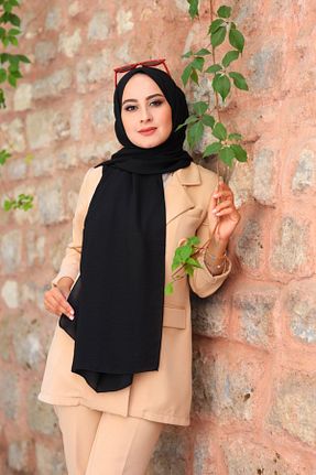 شال مشکی زنانه جاز İpekçe Home - کد 75543607