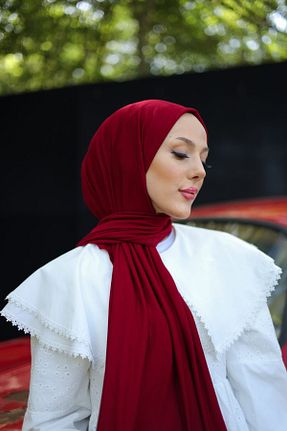 شال قرمز زنانه Carrier Scarf - کد 846060171