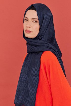 شال سرمه ای زنانه پنبه پلی استر MİRSOY SCARF - کد 846058473