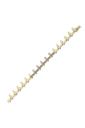 دستبند استیل (فولاد) طلائی زنانه استیل (فولاد) CHARMLUCKY - کد 846066280