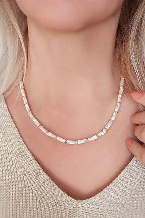 گردنبند نقره طلائی زنانه 925 عیار VAOOV - کد 662164324