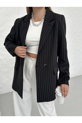 کت مشکی زنانه رگولار Elif Özbey Butik - کد 846084236